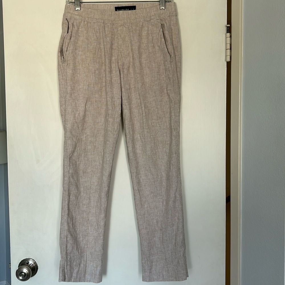 Abercrombie and Fitch linen blend pants